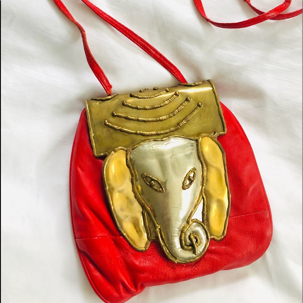 Brass Elephant Cross Body